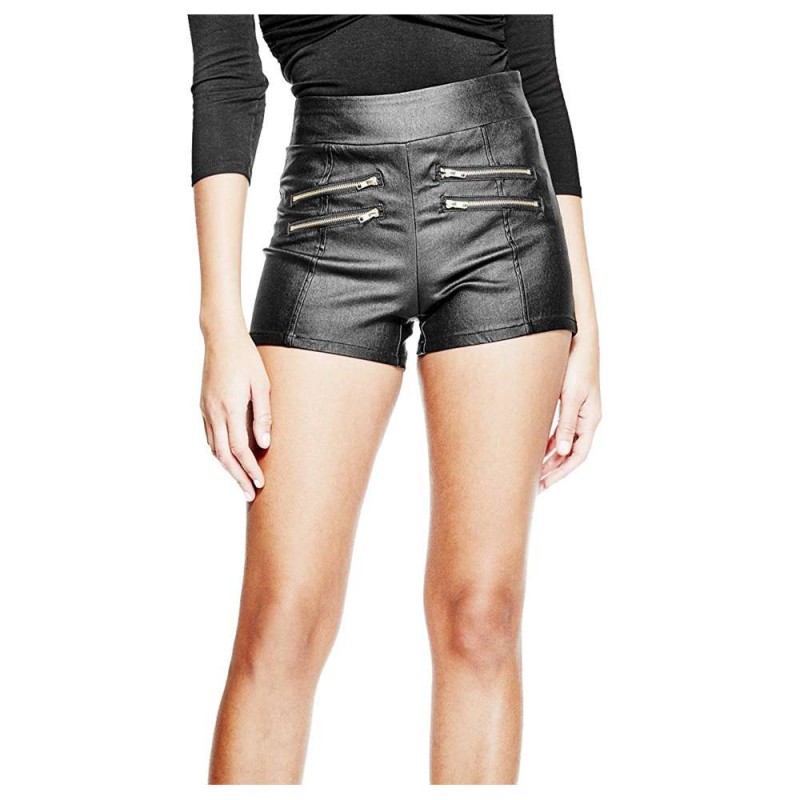 Women Hot Mini Shorts Designer Party Sports Hot Sexy Pants Genuine Lambskin Leather Short